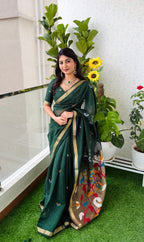 Linen Jamdani Saree – HOS-101