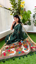 Linen Jamdani Saree – HOS-101