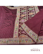 Soft Dupian Bandhini Saree | HOS 109