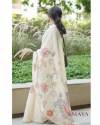 Kalamkari Chanderi Silk Saree – HOS-106