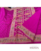 Soft Dupian Bandhini Saree | HOS 109