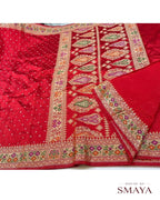 Soft Dupian Bandhini Saree | HOS 109