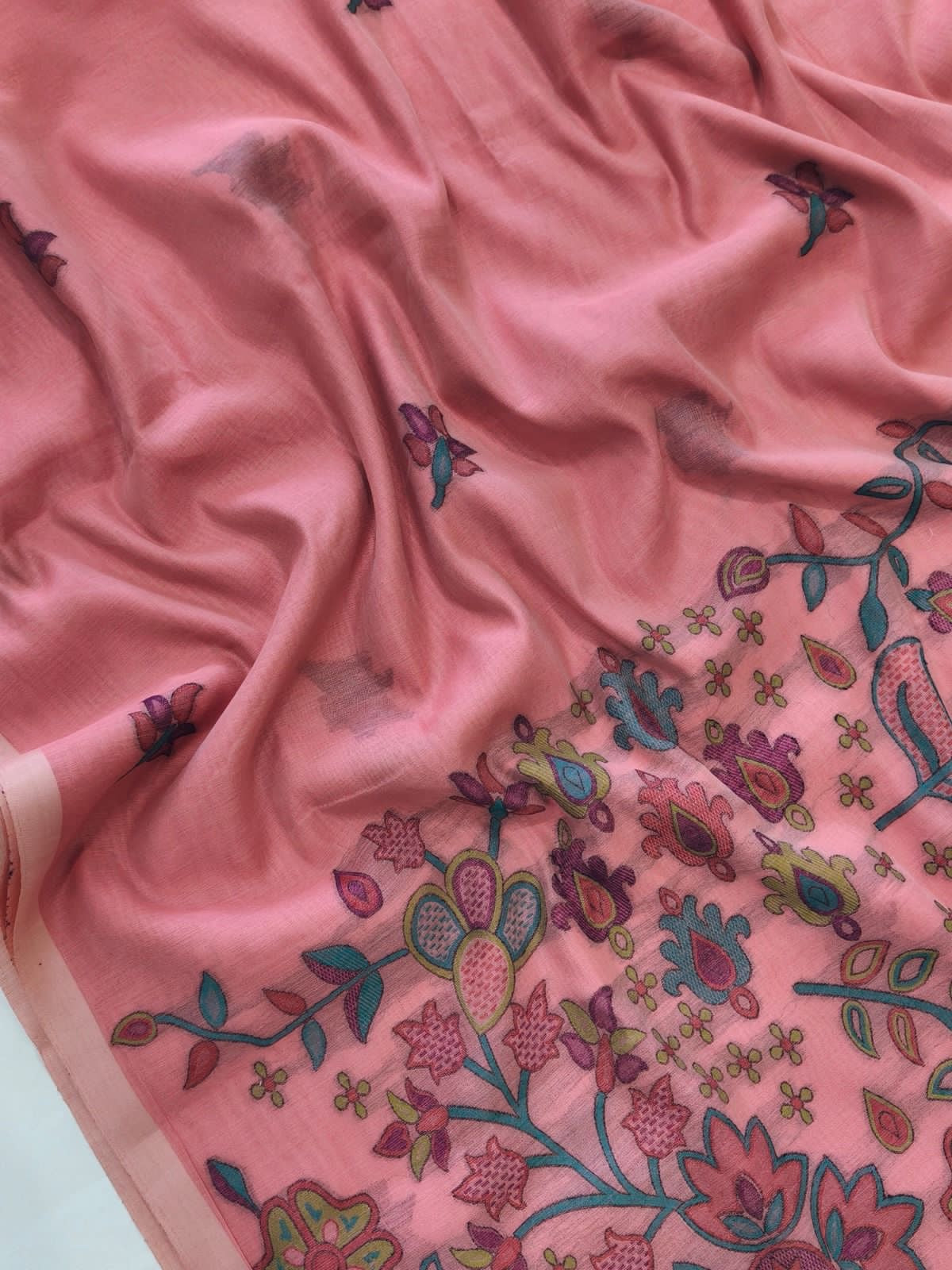 Premium Chanderi Cotton Saree – HOS-103